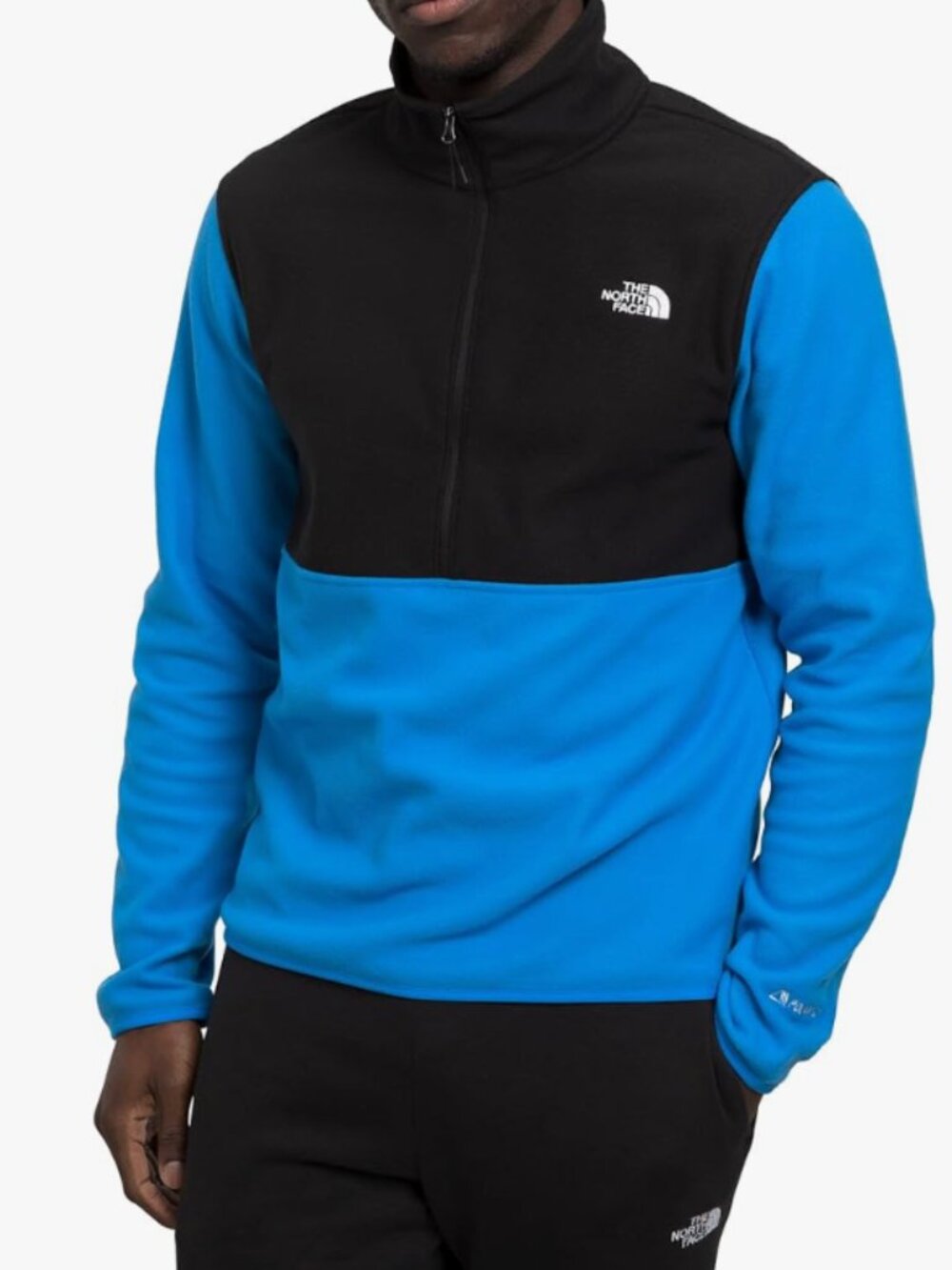 The North Face Alpine Polartec Half Zip Mens Fleece Pullover Small Like New TNF
